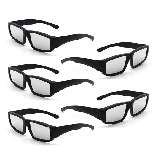 SEIC Plastic Solar Eclipse Glasses, CE and ISO Certified Eclipse Shade for Direct Sun Viewing (Pack of 5 Black) solar eclipse glasses Solar Eclipse International