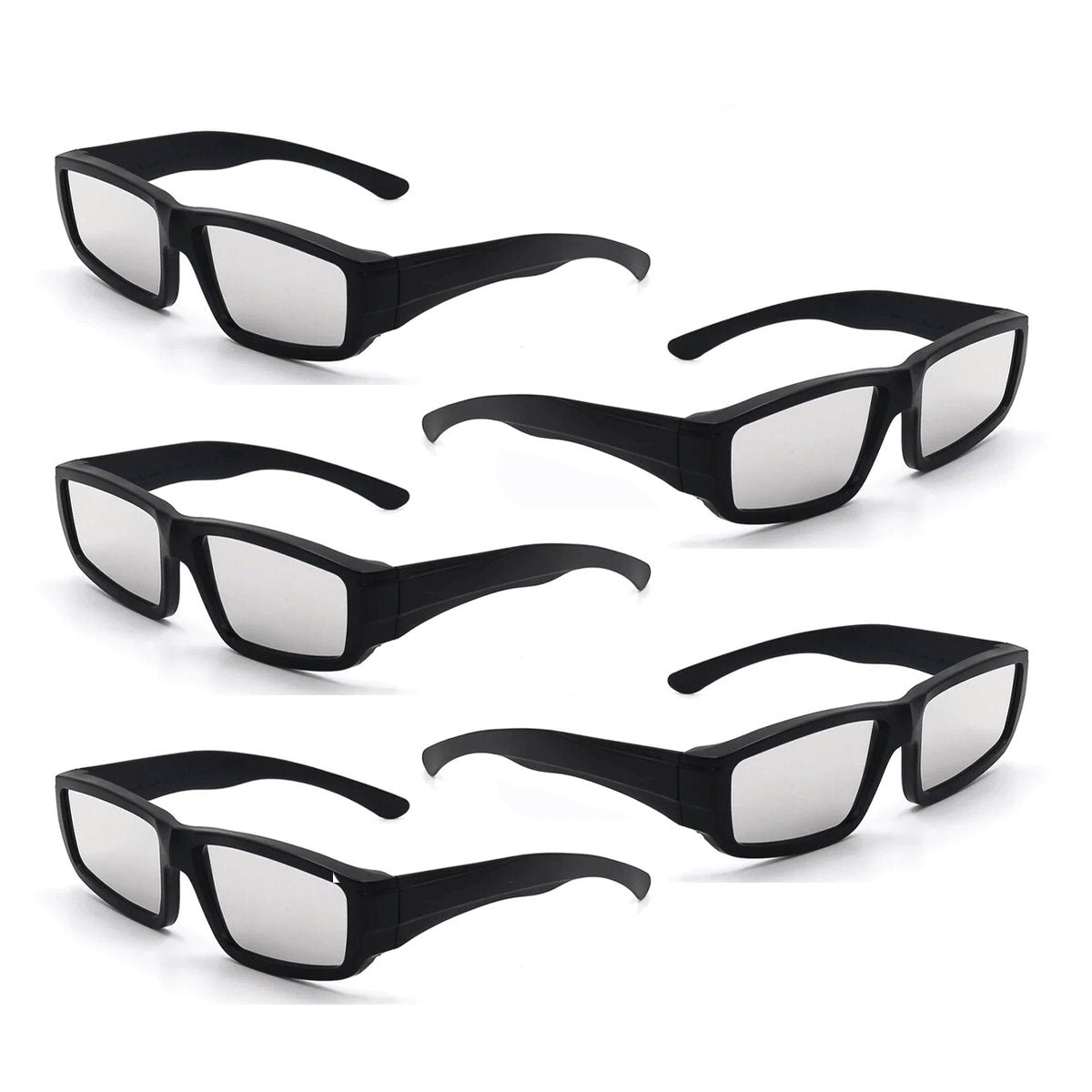SEIC Plastic Solar Eclipse Glasses, CE and ISO Certified Eclipse Shade for Direct Sun Viewing (Pack of 5 Black) solar eclipse glasses Solar Eclipse International
