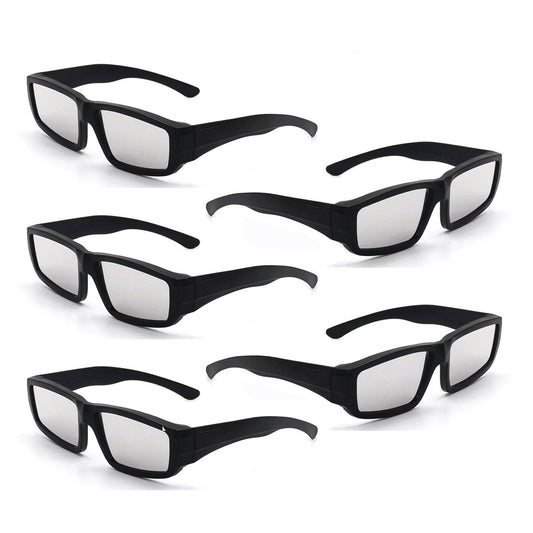 SEIC Plastic Solar Eclipse Glasses, CE and ISO Certified Eclipse Shade for Direct Sun Viewing (Pack of 5 Black) solar eclipse glasses Solar Eclipse International 
